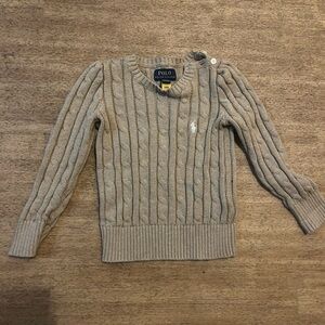 Polo by Ralph Lauren Tan Cable Knit Sweater